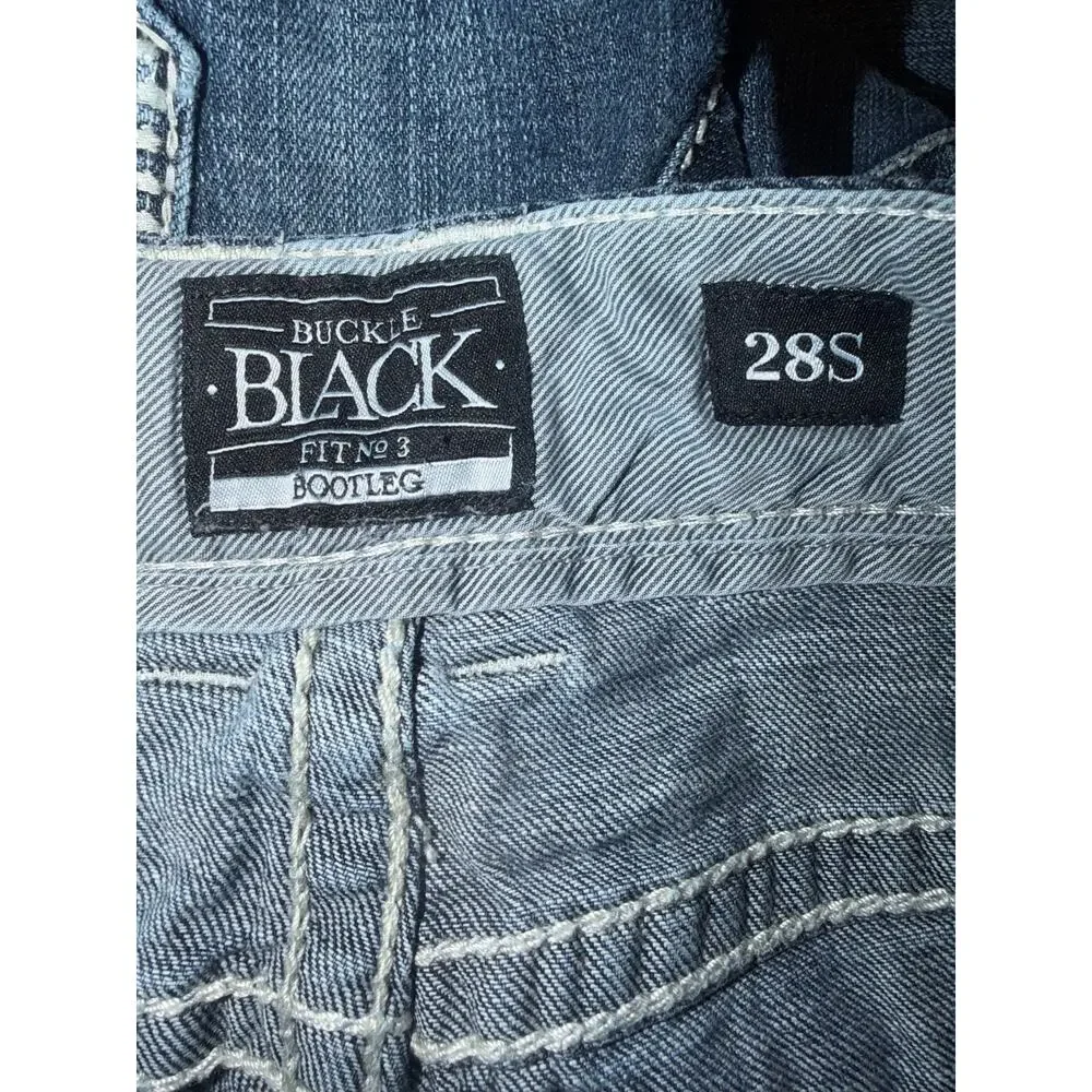 Buckle Black men’s bootleg blue jeans - Picture 7 of 16